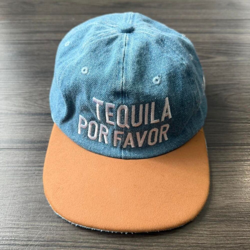 Vintage 90s “ Tequila Por Favor” Adjustable back hat Humor